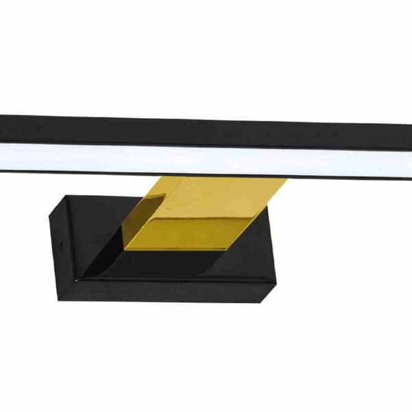 SHINE BLACK/GULD vägglampa 60cm 13,8W LED