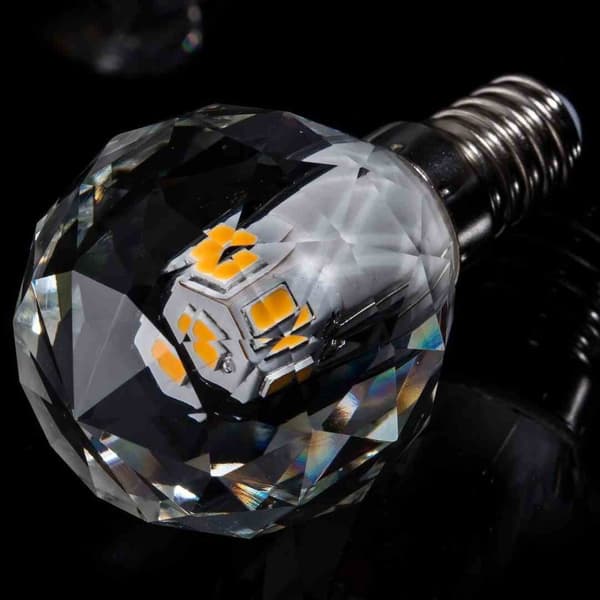 LED pære 3W E14 G40 4000K Krystal