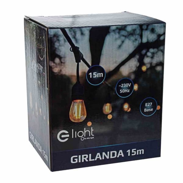 GARLAND 15 METER (ilman polttimot)