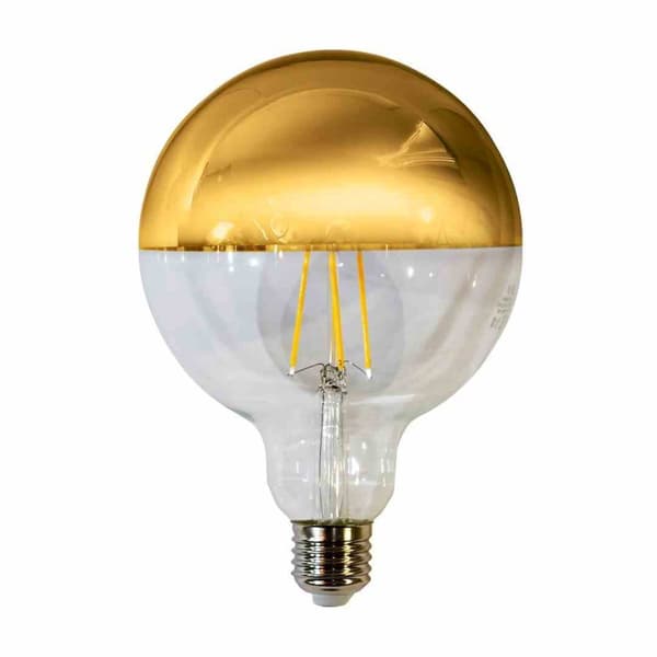 Filament LED pære 7W G125 E27 GULD Farve: Varm