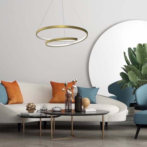 Hængelampe LUCERO GOLD 48W LED