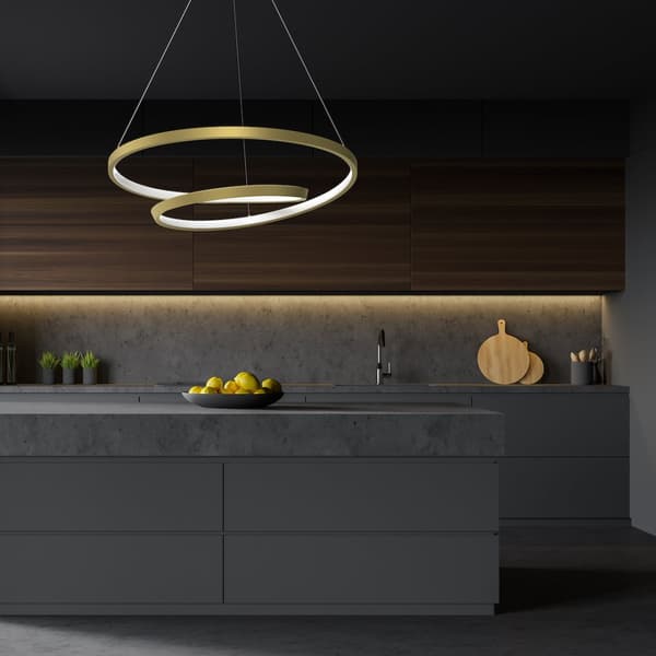 Hængelampe LUCERO GOLD 48W LED