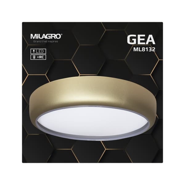 GEA GOLD 36W LED-kattovalaisin Ø390 mm