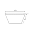 Miniatyrbild 6 av 6: Taklampa QUADRO VIT 38W