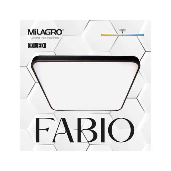 FABIO SORT 23W loftslampe