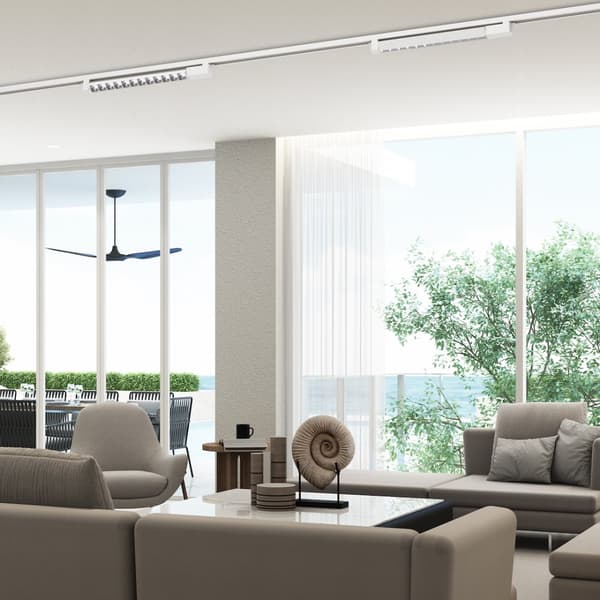CYBER WHITE 28W LED skinnelysarmatur