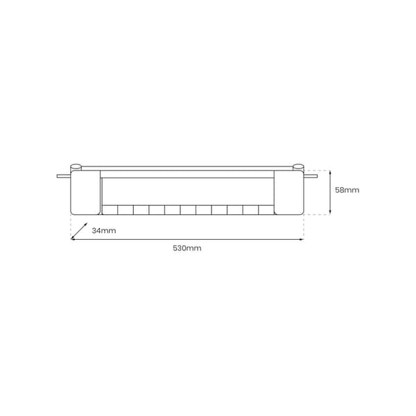 CYBER WHITE 28W LED skinnelysarmatur