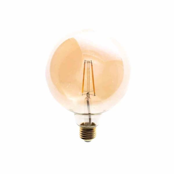 Glödtråd LED-lampa 6W G125 E27 2700K Amber
