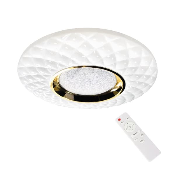 TOKYO GOLD loftslampe 24W Ø400 mm + Fjernbetjening