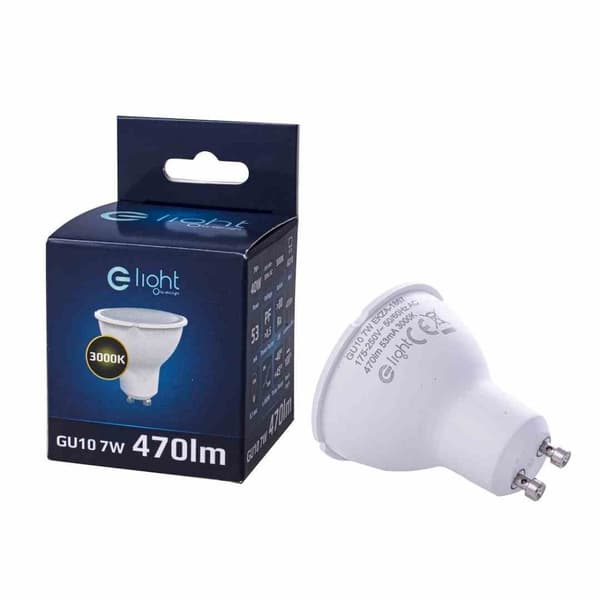 LED pære 6,5W GU10 Varm