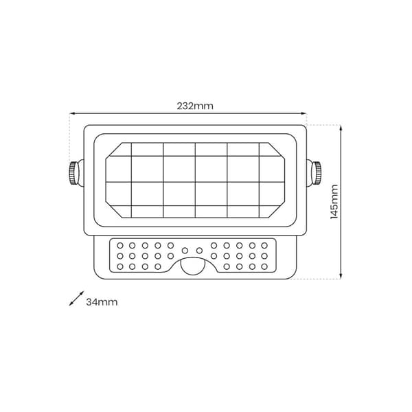 Epad Solar Floodlight 5W 500lm 4000K