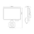 Miniatyrbillede 6 af 7: LED projektør 50W PIR 5000lm 5000K