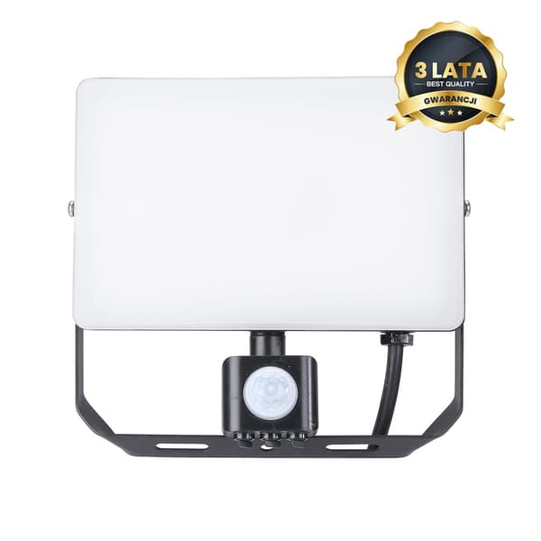 LED projektør 50W PIR 5000lm 5000K