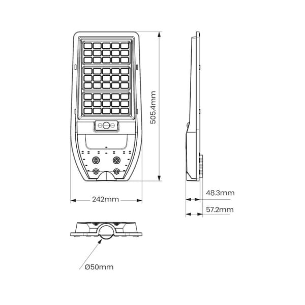 Solar Lantern Via 100W 1200lm 6000K