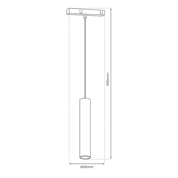 MAGNETISK SPOR 7W 3000K