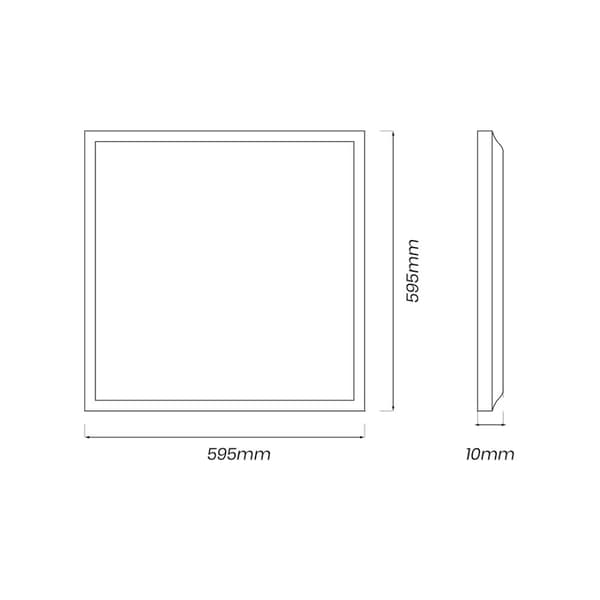 LED panel 48W 4000K Slank 60x60