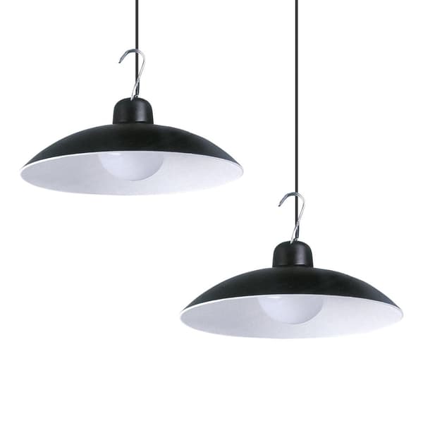 Saturn dobbelt solcellelampe