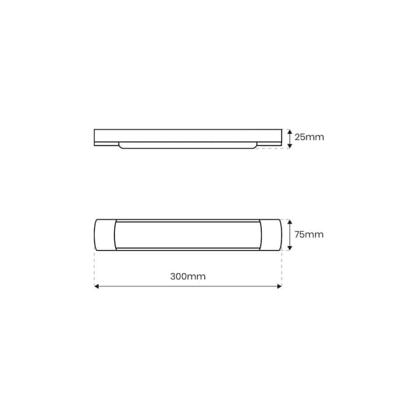 Batten LED-list 9W 30cm 4000K