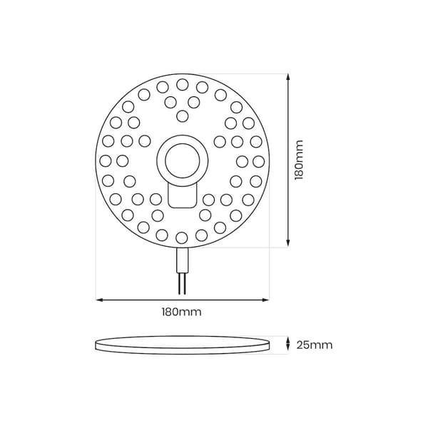 Led modul FIX 24W 4000K Fi180