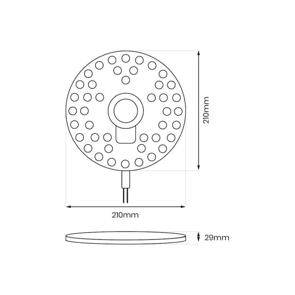 Led modul FIX 36W 4000K Fi210
