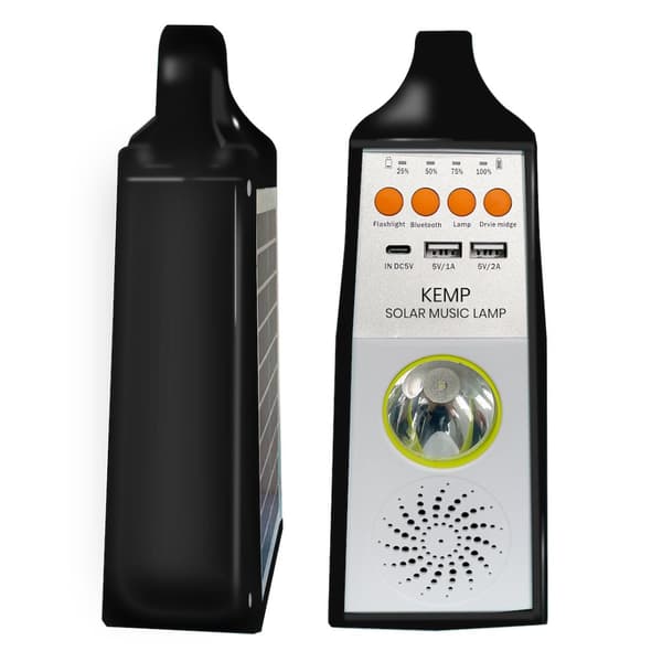 Kemp 5W 6500K solcellelampe
