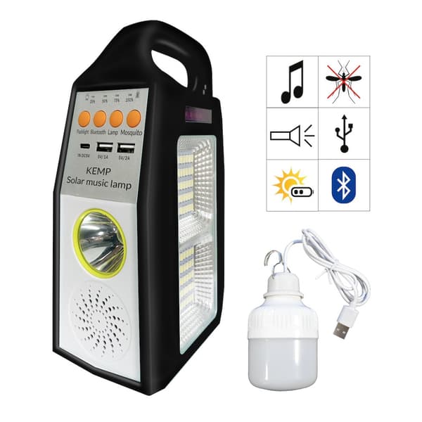 Kemp 5W 6500K solcellelampe