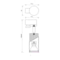 Miniatyrbild 5 av 6: NEO WHITE CHROME TRACK 1xGU10