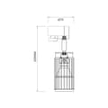 Miniatyrbillede 5 af 6: VERTIKAL SORT SPOR 1xGU10