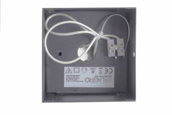 LOFTSLAMPE BLOCCO GRÅ 1x7W GU10 LED