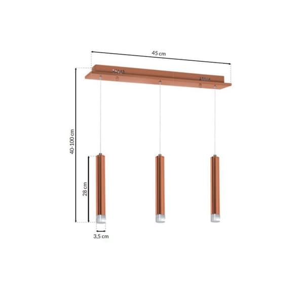 KOBBER 15W LED HÆNGELAMPE