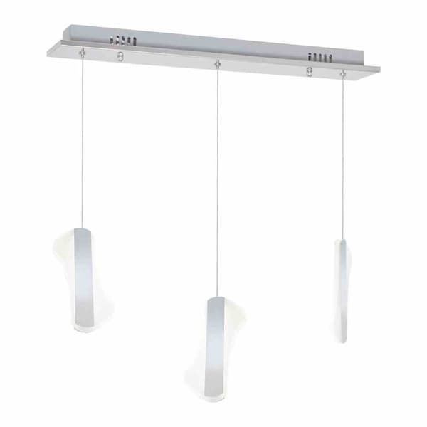 HÄNGLAMPA SKJÄRM 3x8W LED VIT