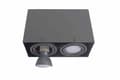 Miniatyrbild 3 av 4: TAKLAMPA BLOCCO GRÅ 2x7W GU10 LED