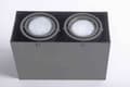 Miniatyrbild 2 av 4: TAKLAMPA BLOCCO GRÅ 2x7W GU10 LED