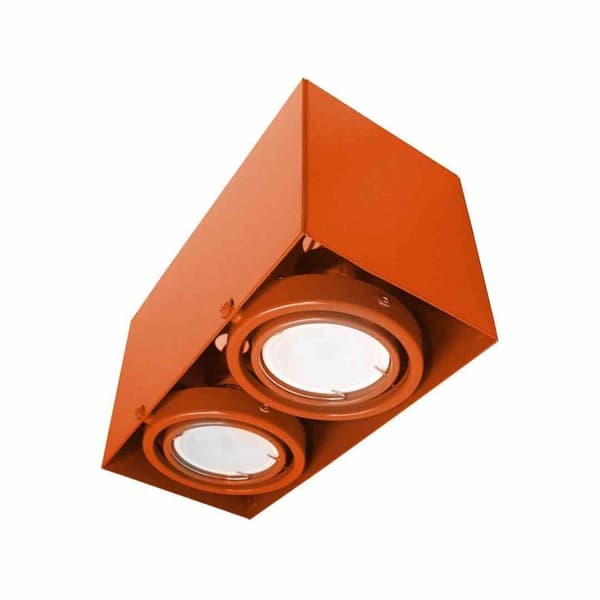 BLOCCO LOFTSLAMPE ORANGE 2x7W GU10 LED