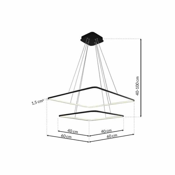 NIX BLACK 50W LED RIIPPUVALAISIN