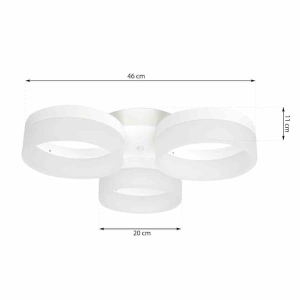 RING LOFTSLAMPE 36W LED