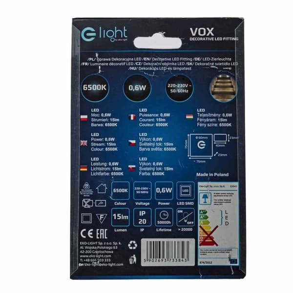 VOX Cold Color 6500K
