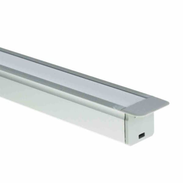 SILVER ALUMINIUM PROFIL TYP G 2m + MJÖLKSKÄRM