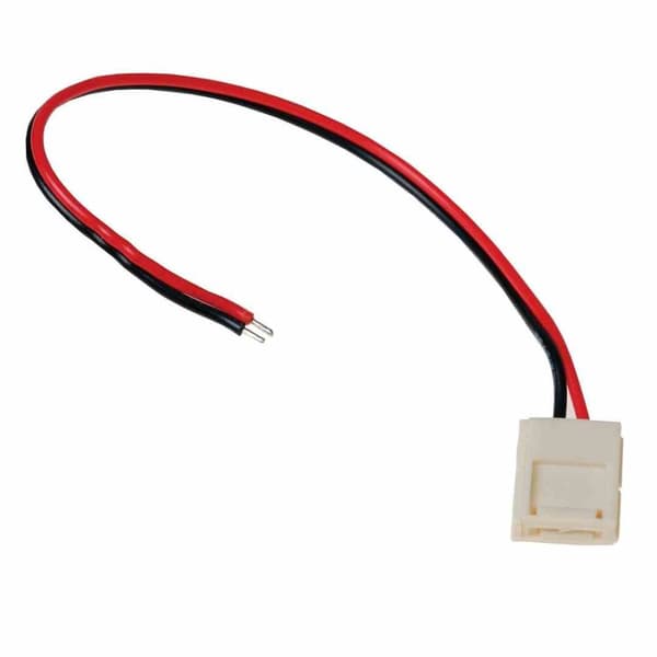LED-liitin 10mm. Liitin toisella puolella.