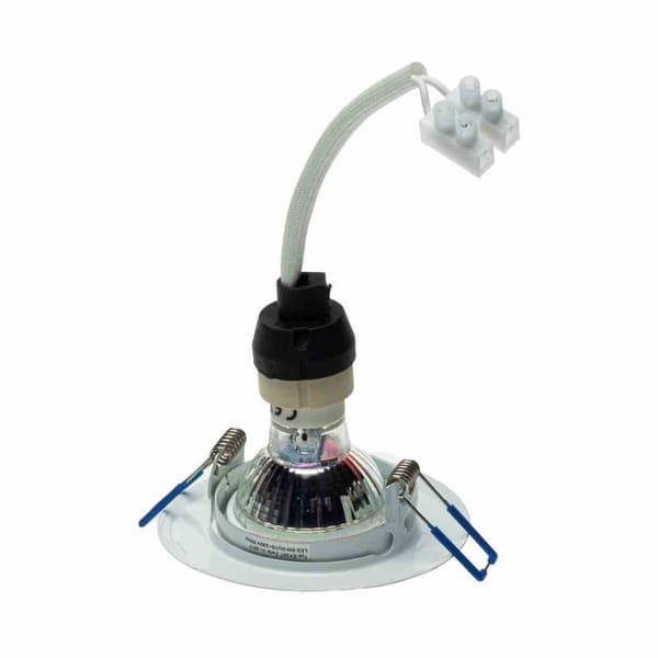 RUND LAMPE GU10 1X5W LED HVID