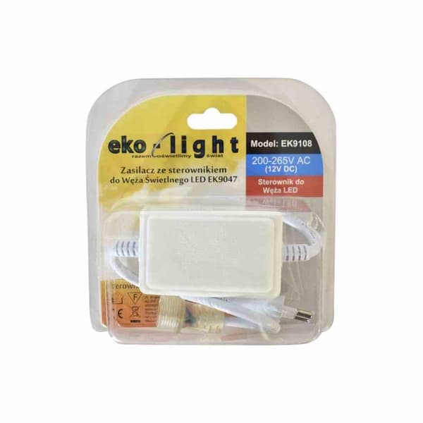 STRÖMKABEL MED STYRNING FÖR RGB LED RÖR