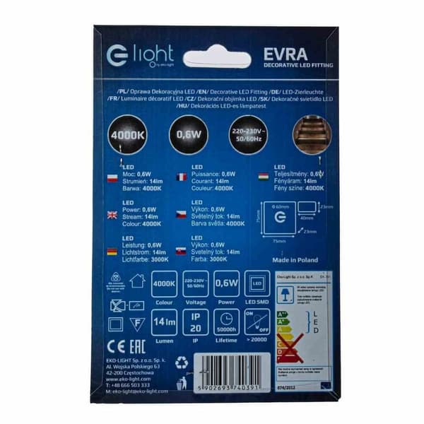 EVRA Neutral Färg 4000K