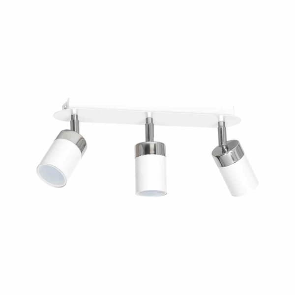 JOKER WHITE/CHROME loftslampe 3xGU10