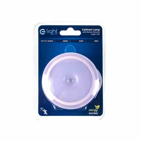 LAMPE MED BEVÆGELSESENSOR 4000K