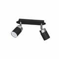 Miniatyrbillede 1 af 8: JOKER BLACK/CHROME loftslampe 2xGU10