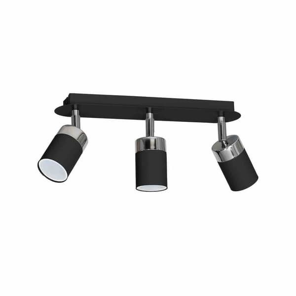 JOKER BLACK/CHROME loftslampe 3xGU10