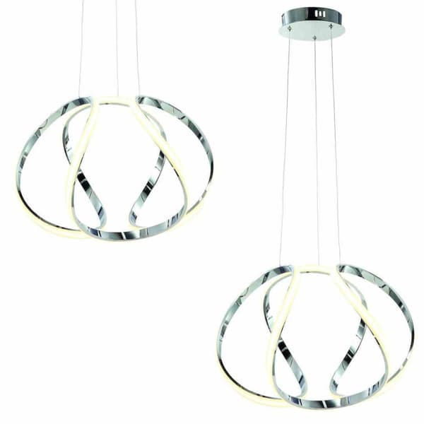 HÄNGLAMPA GLOBE SVART 50W LED
