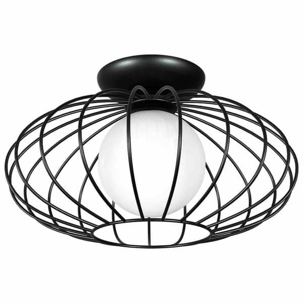Taklampa KRONOS SVART 1xE14