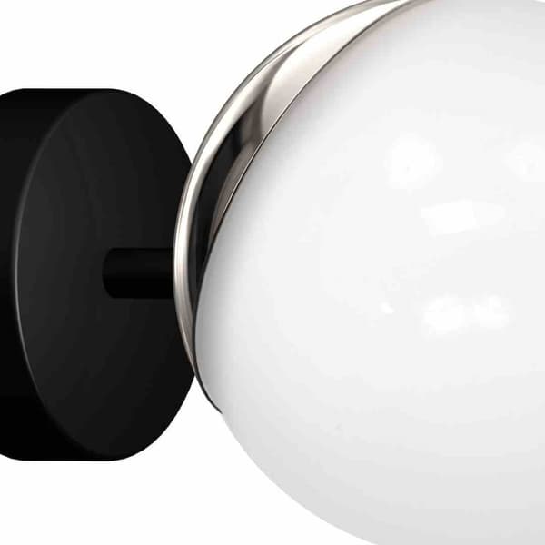 Vägglampa SFERA BLACK/CHROME 1xE14