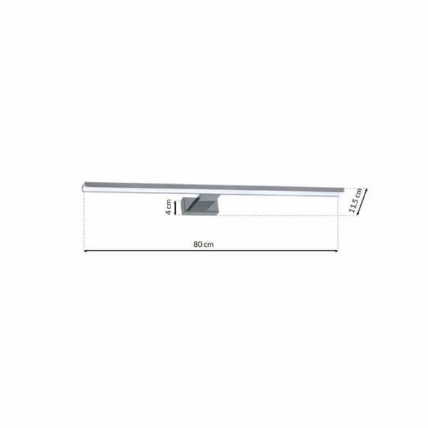 SHINE CHROME 80cm 15W LED vägglampa